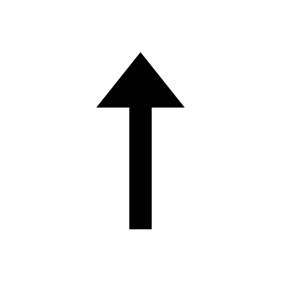 black arrow up format png