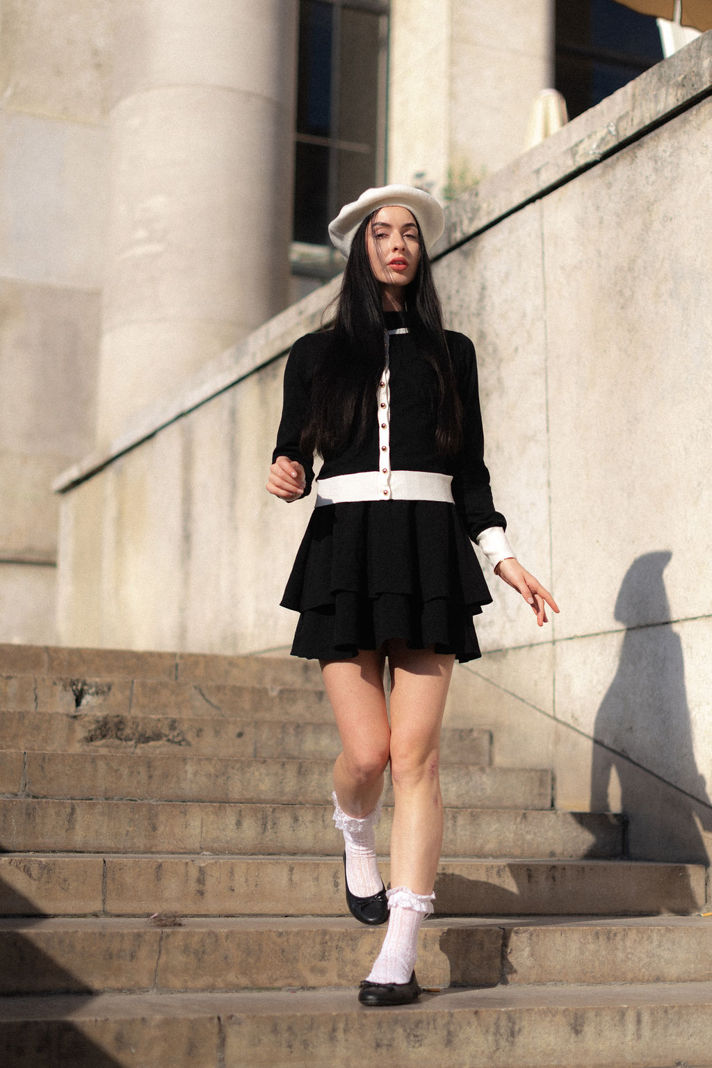portrait professionnelle d'une mannequin à Paris