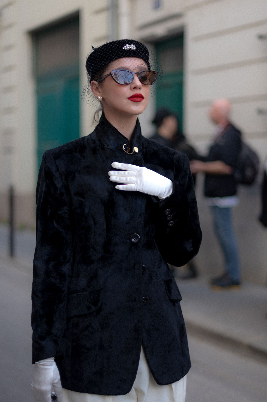 Portrait réalisé pendant la Fashion Week de Paris au défilé Mugler