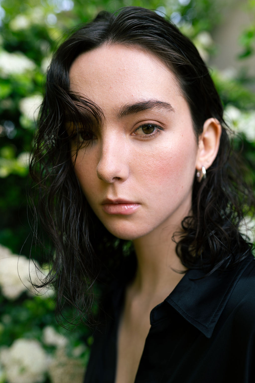 Portrait lumineux lors d'une séance photo à Paris