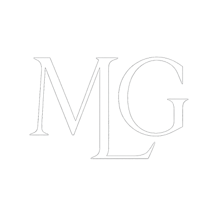 MLG brand logo with stylized overlapping letters M, L, and G in white.